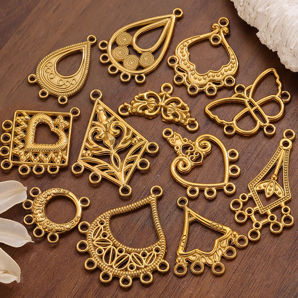 5pcs Stainless Steel Earring C - Jewelry Making Supplies Wholesale 评论和价格