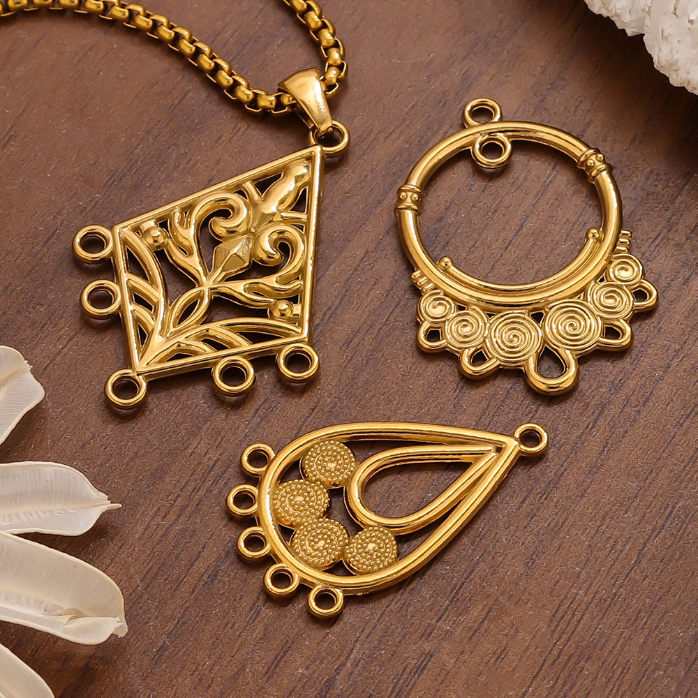 5pcs Stainless Steel Earring C - Jewelry Making Supplies Wholesale 评论和价格