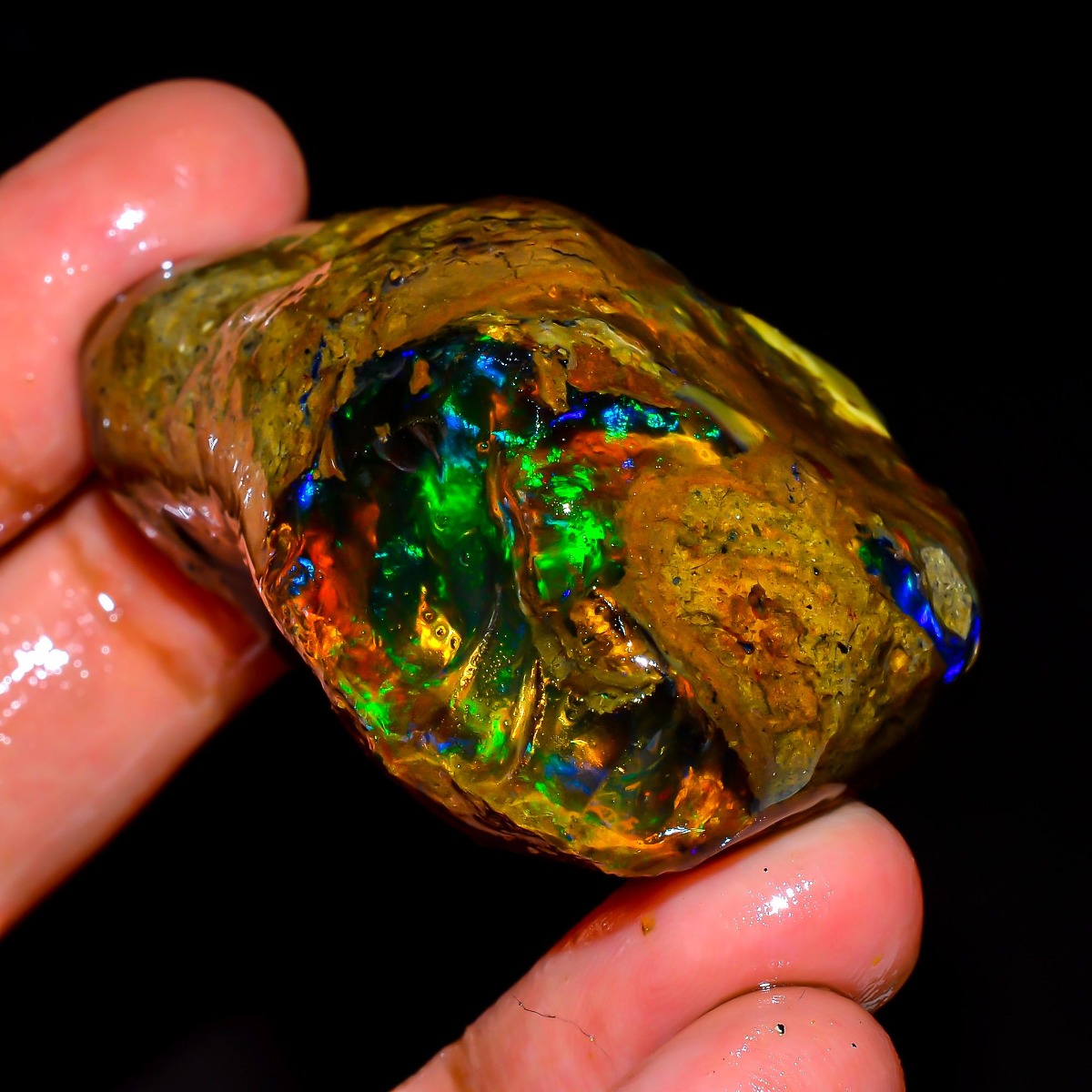 AAA+ Ethiopian Welo Opal 25-80 - Jewelry Making Raw Materials 评论和价格