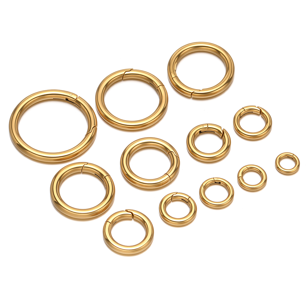 2Pcs/Lot Round Spring Clasps S - Jewelry Making Accessories 评论和价格
