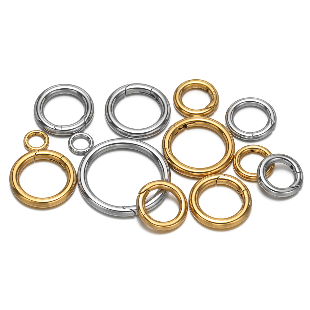 2Pcs/Lot Round Spring Clasps S - Jewelry Making Accessories 评论和价格