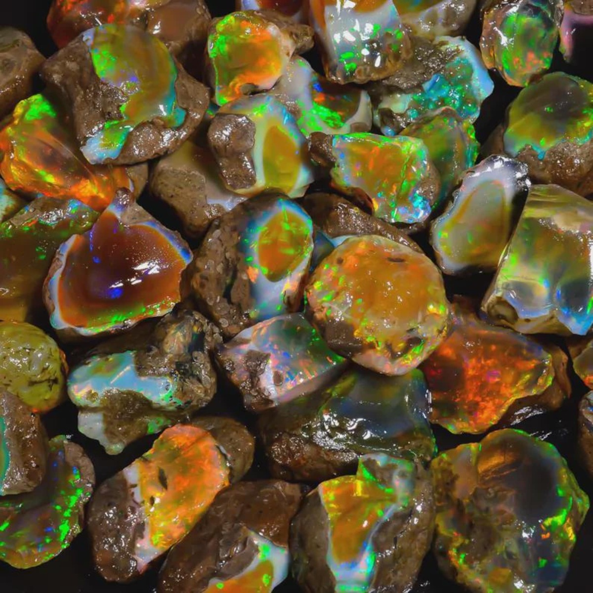 25-80CT Genuine Ethiopian Welo - Jewelry Making Raw Materials 评论和价格