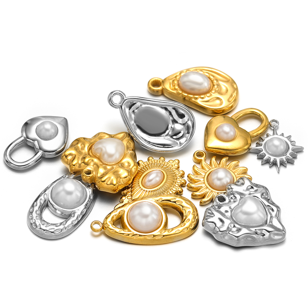 5pcs Stainless Steel Imitation - Jewelry Making Supplies Wholesale 评论和价格