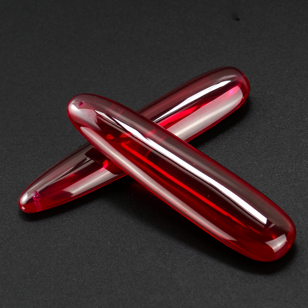 1PC Synthetic Red Corundum Rub - Jewelry Making Raw Materials 评论和价格