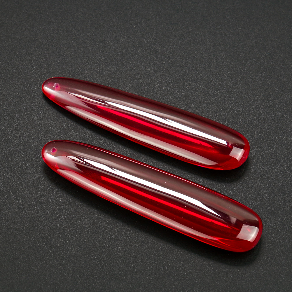 1PC Synthetic Red Corundum Rub - Jewelry Making Raw Materials 评论和价格