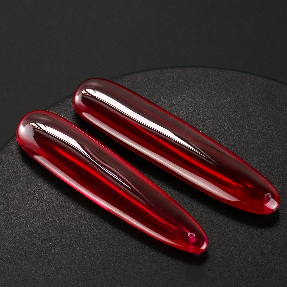 1PC Synthetic Red Corundum Rub - Jewelry Making Raw Materials 评论和价格