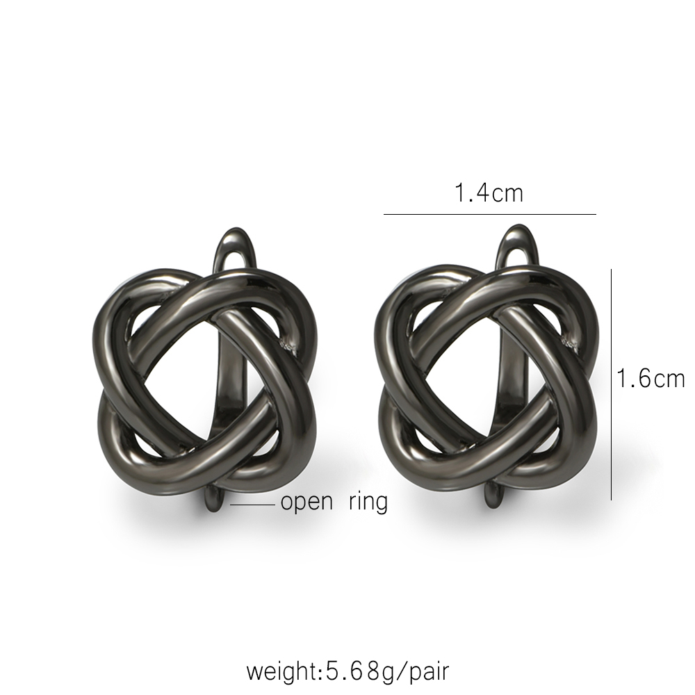 YANASI 1 Pair Gun Black  Brass - Jewelry Making Accessories 评论和价格
