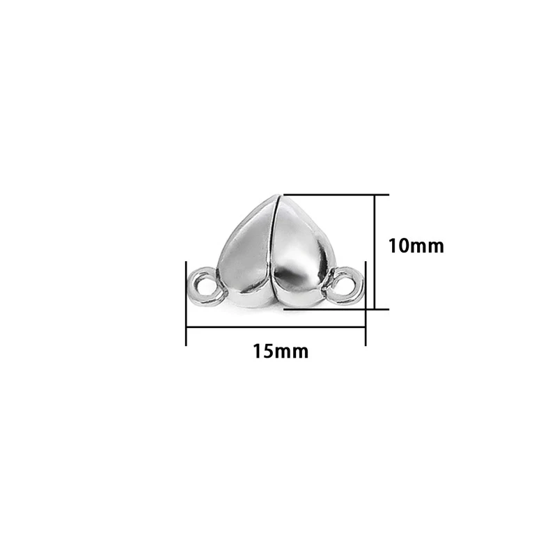 5Pairs Love Heart Magnetic Con - Jewelry Making For Couples 评论和价格