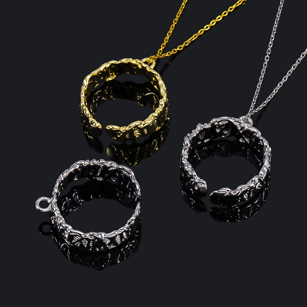 2Pcs Gold Plated Irregular Ope - Jewelry Making Supplies Wholesale 评论和价格