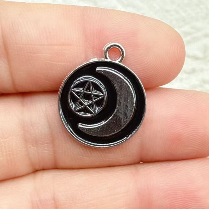 10pcs Moon Star Cross Book Cha - Jewelry Making Guide Book 评论和价格