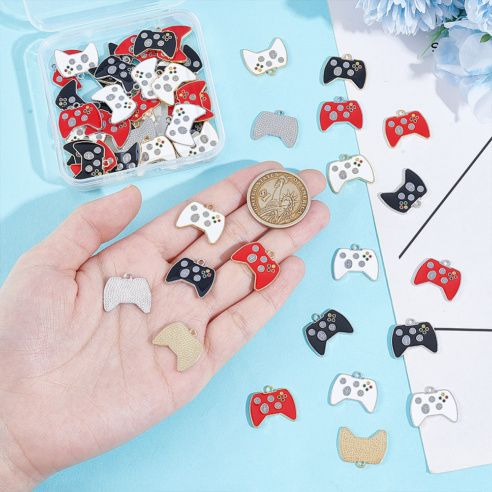 60Pcs Video Game Controller Ch - Jewelry Making Videos 评论和价格