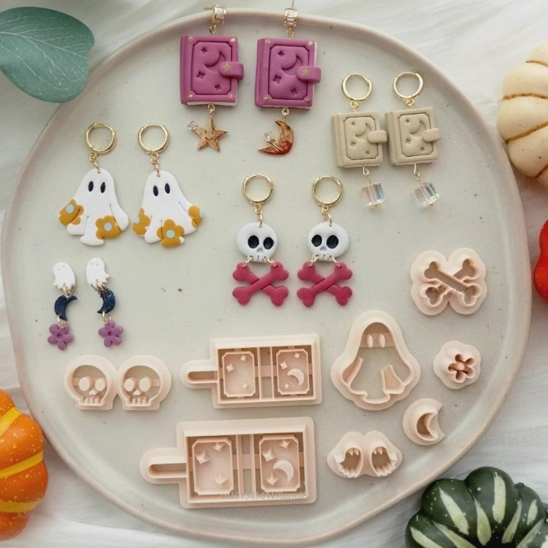Halloween Star Moon Book Polym - Jewelry Making Guide Book 评论和价格