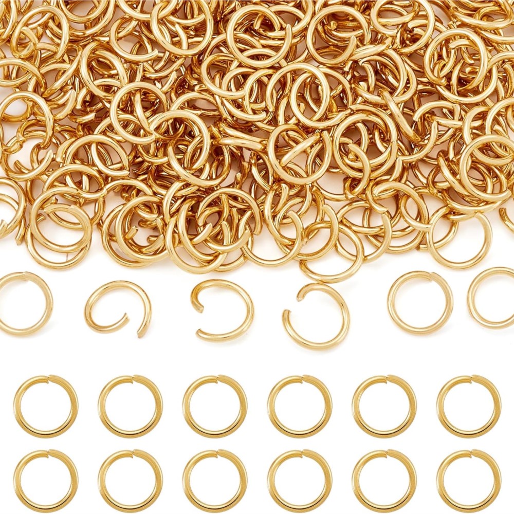 200/400Pcs Metal Gold Color Op - Jewelry Making Supplies Wholesale 评论和价格