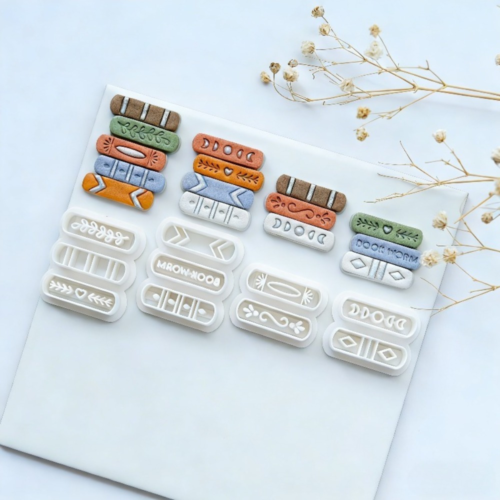 7pcs/set Book Stack Themed Pol - Jewelry Making Guide Book 评论和价格