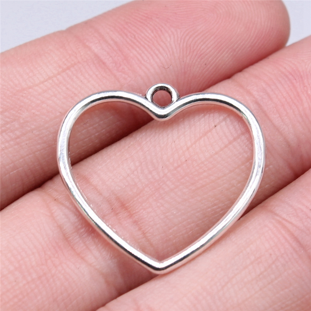 Mini Hollow Heart Vintage Coup - Jewelry Making For Couples 评论和价格