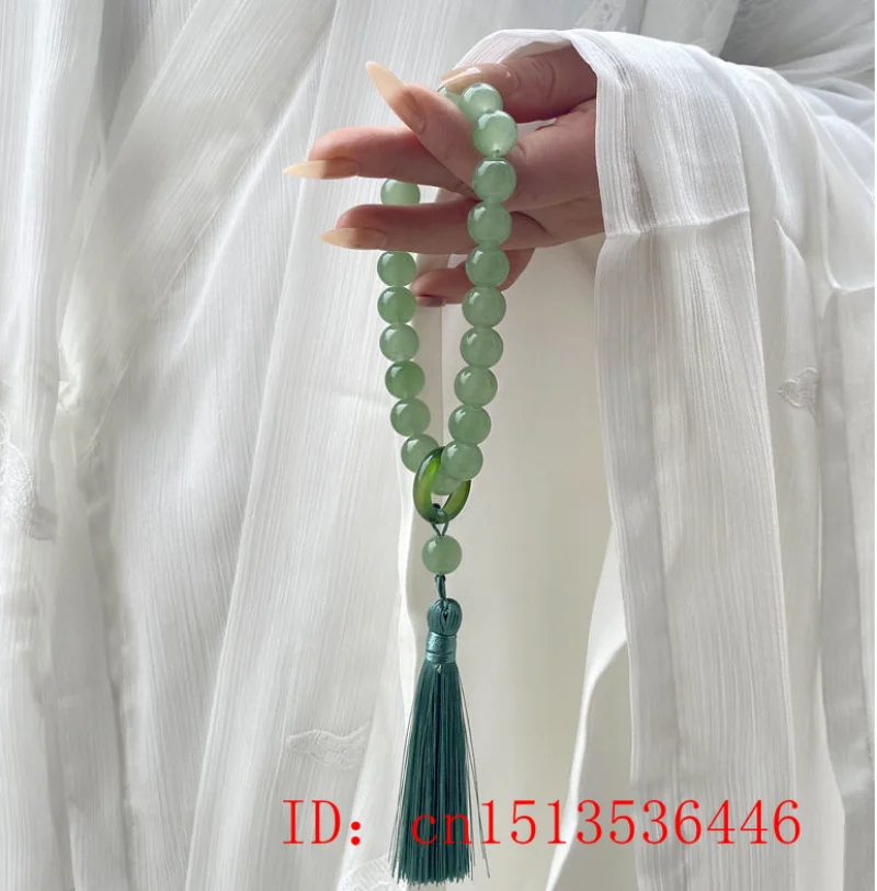 Green Jade Stone 12mm Beads Ta - Jewelry Making Accessories 评论和价格