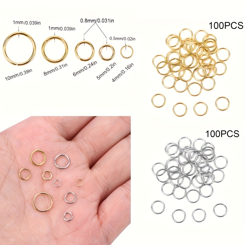 100 Jewelry Connecting Rings 3 - Jewelry Making Supplies Wholesale 评论和价格