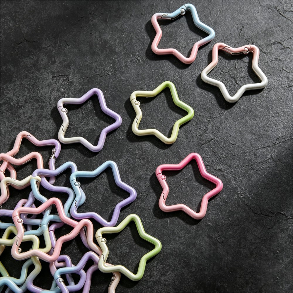 5PCS Gradient Star Shape Sprin - Jewelry Making Designs 评论和价格