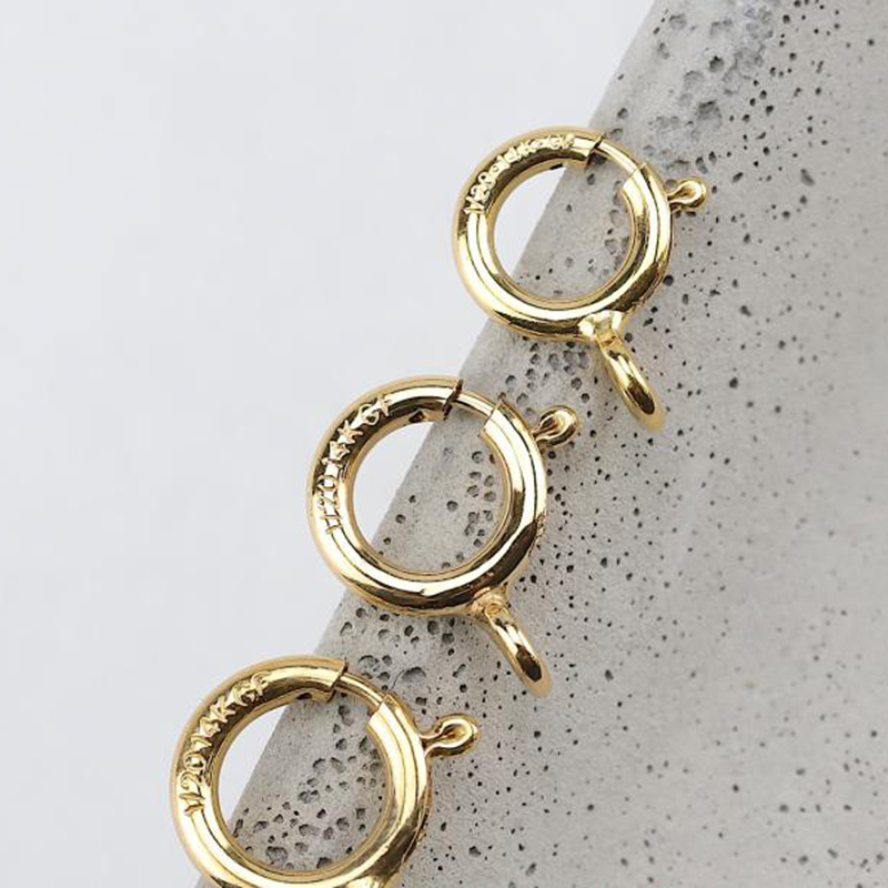 14K Gold Filled Spring Ring Cl - Jewelry Making Supplies Wholesale 评论和价格