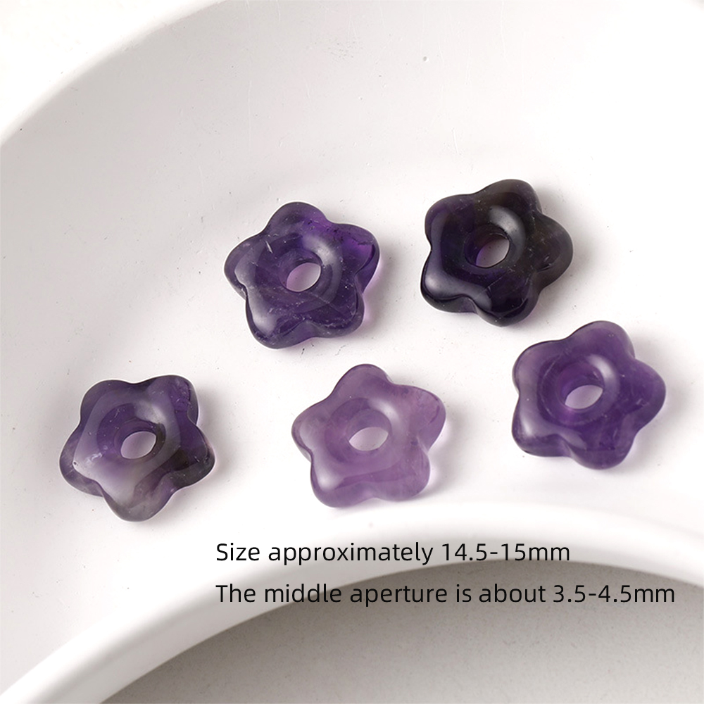 1 Piece 15mm Crystal Raw Stone - Jewelry Making Raw Materials 评论和价格