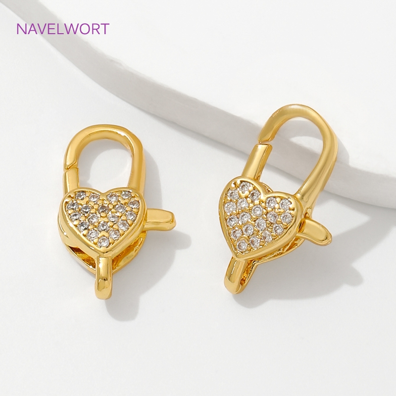 18K Gold Plated Inlaid Zircon  - Jewelry Making Designs 评论和价格
